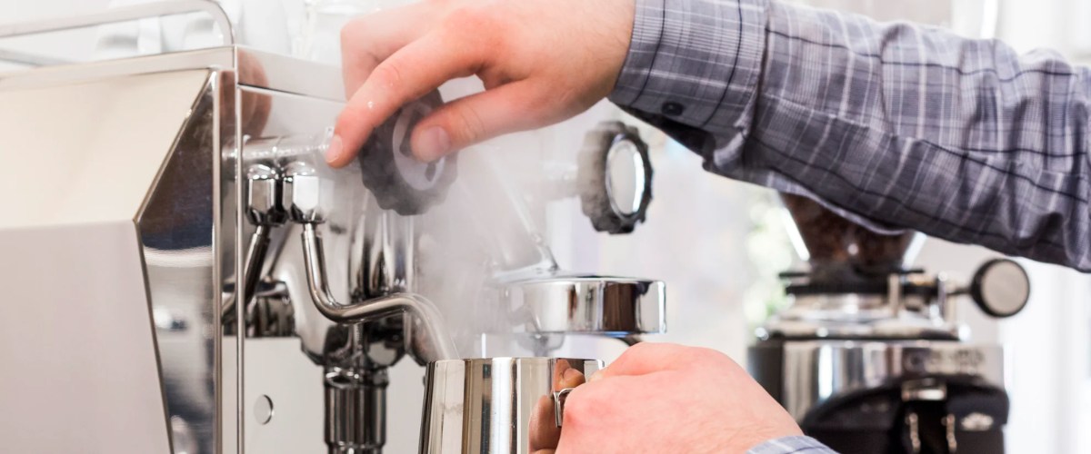 Wasser Siebträgermaschine