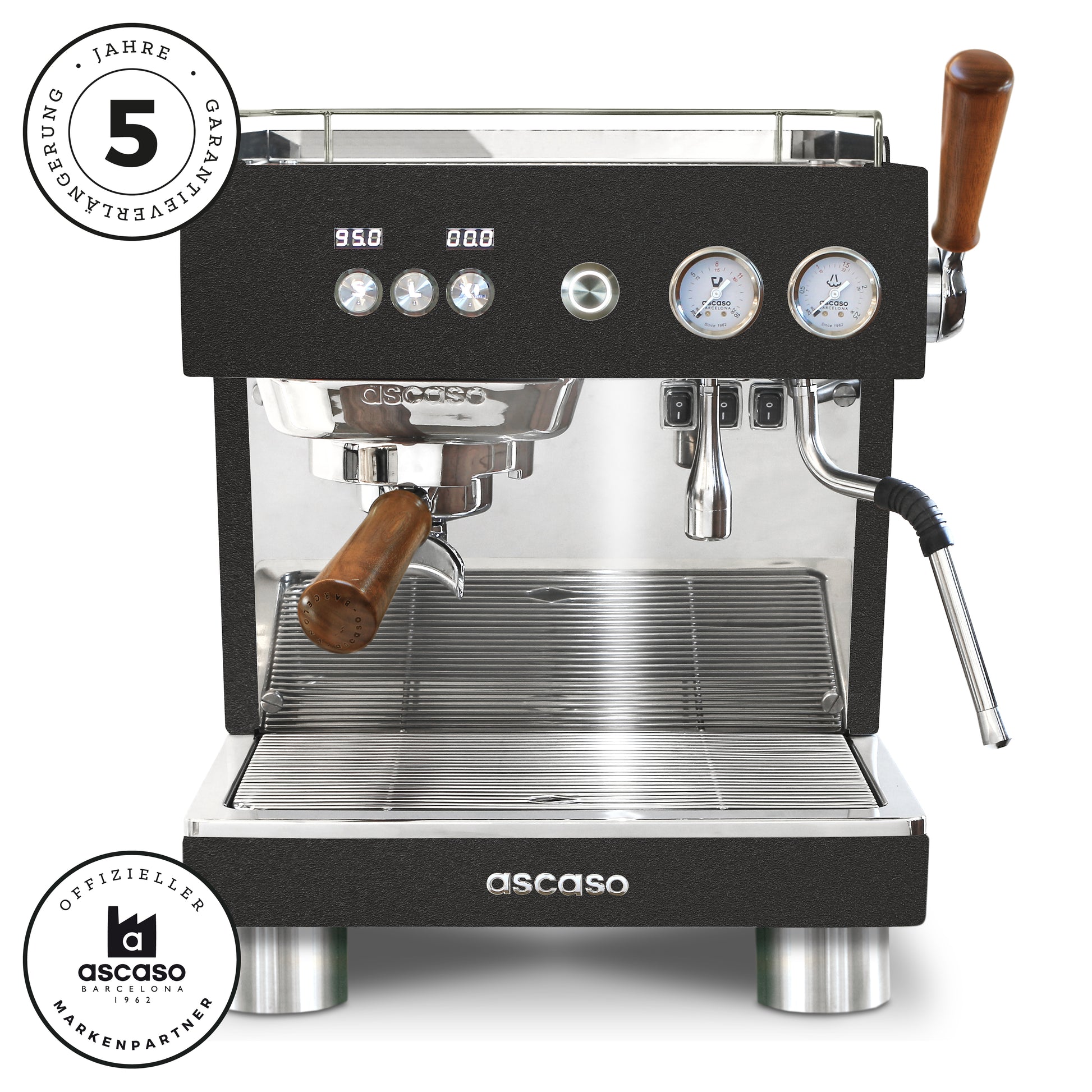 Ascaso Baby T Plus Schwarz - Version 2025