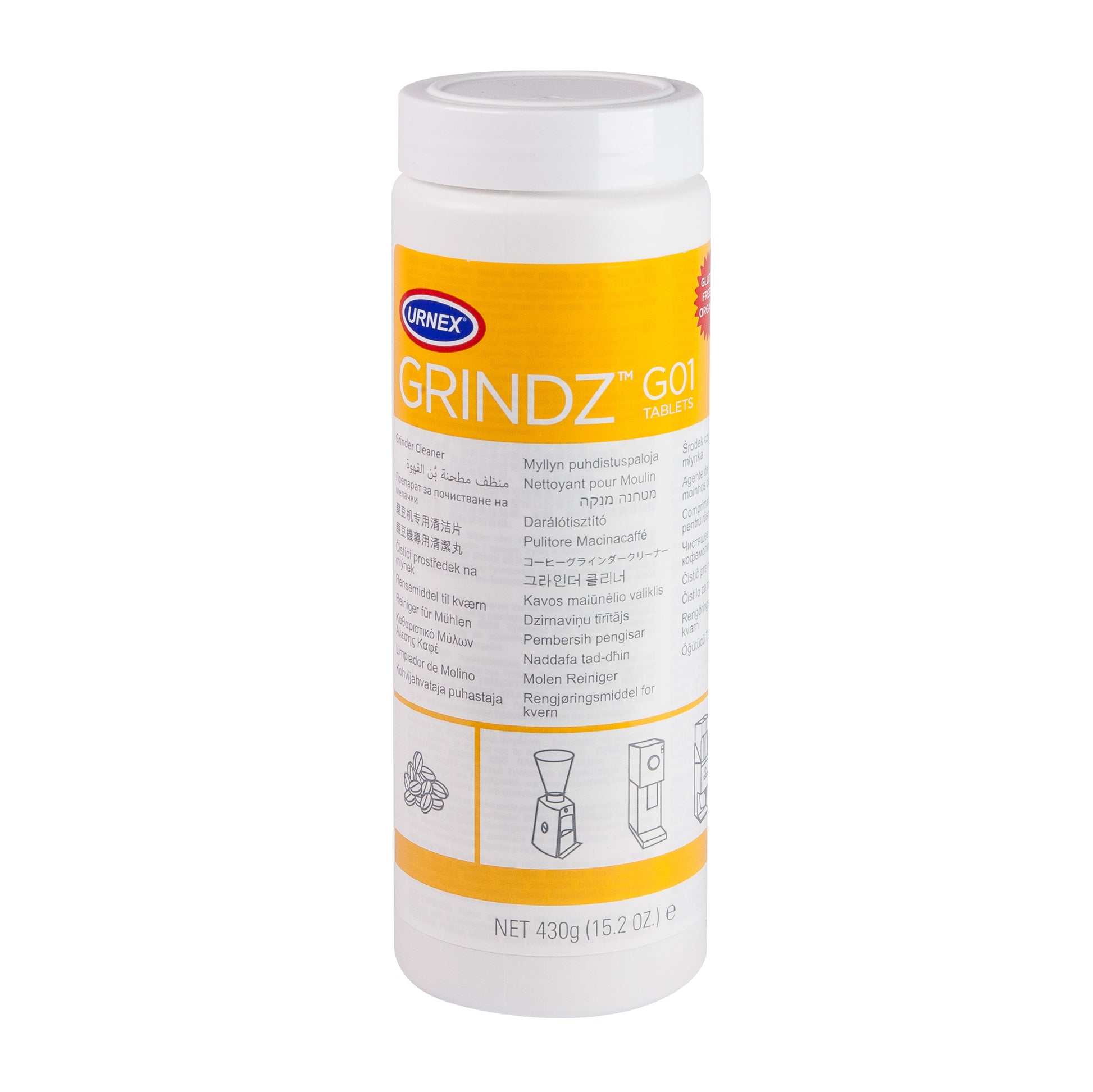 Urnex Grindz Mühlenreiniger Mahlscheibenreiniger 430g