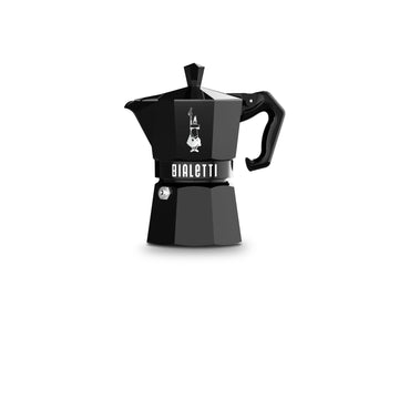 Bialetti Espressokocher Moka Exclusive 3 Tassen schwarz