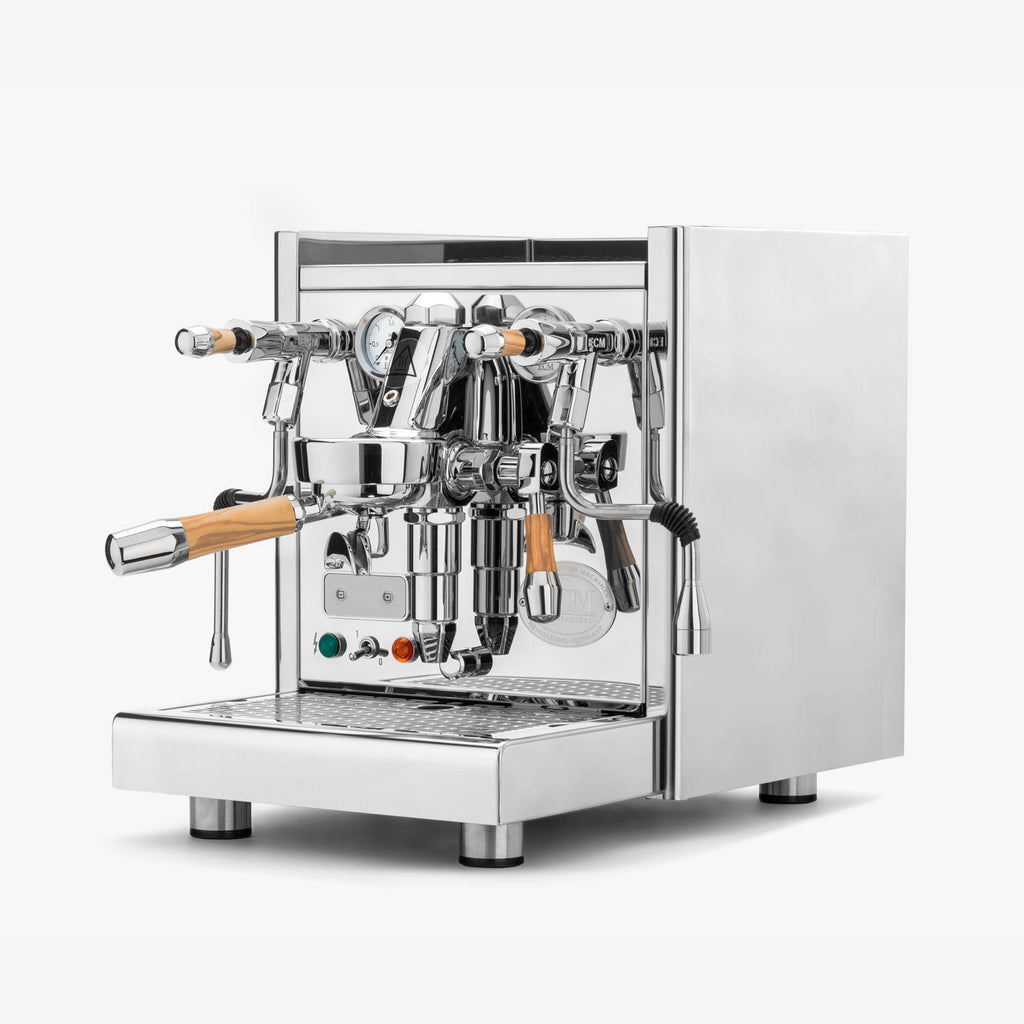 Wiedemann Griffset Holz ECM ohne Siebträgerköpfe