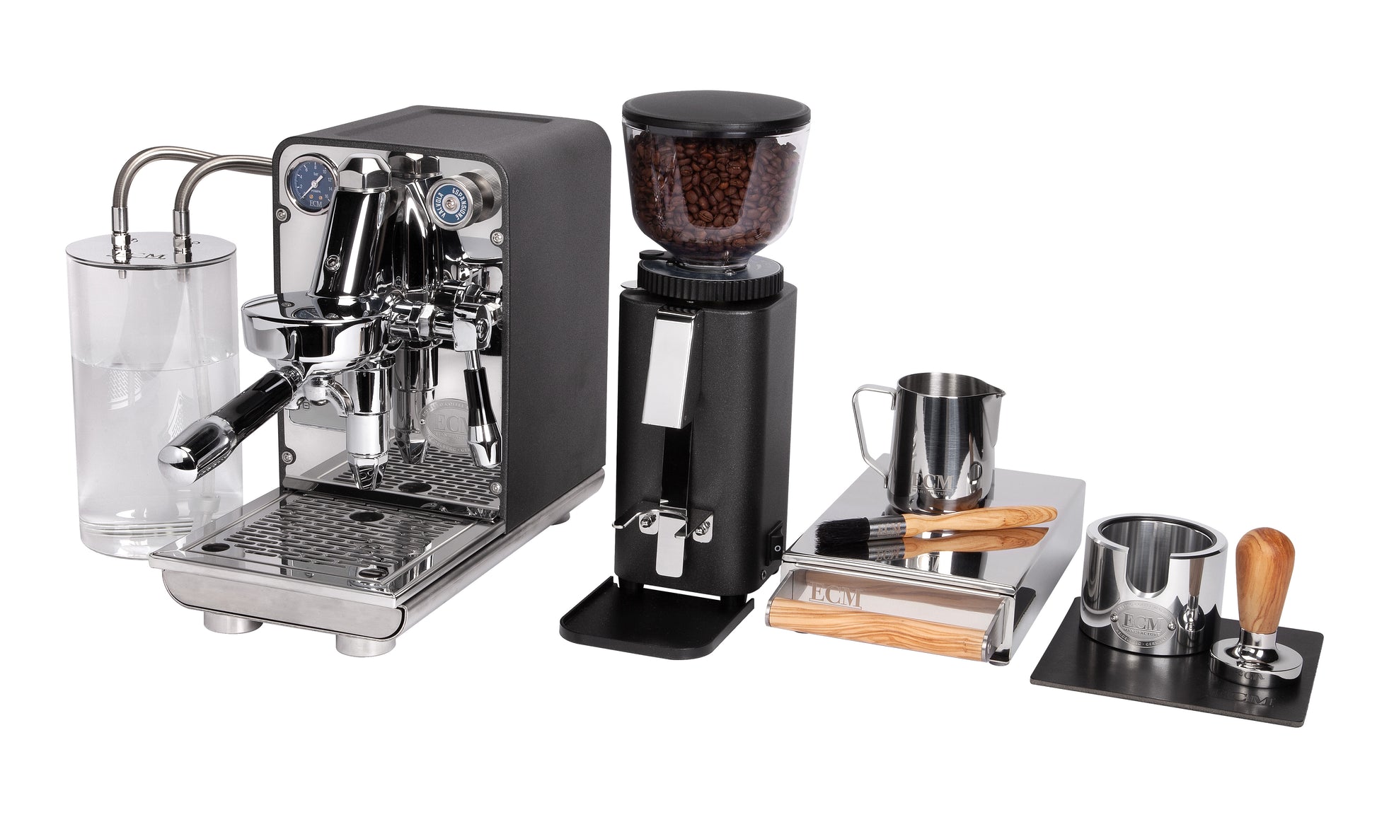 ECM Puristika Edelstahl / Anthrazit