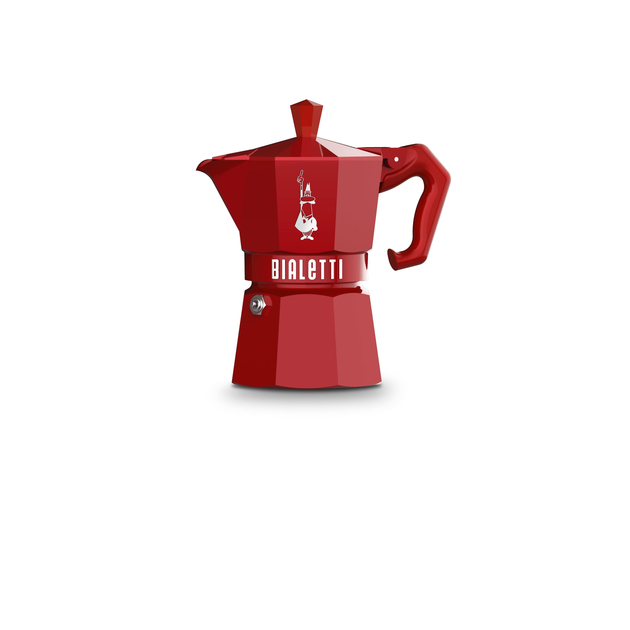 Bialetti Espressokocher Moka Exclusive 3 Tassen Rot