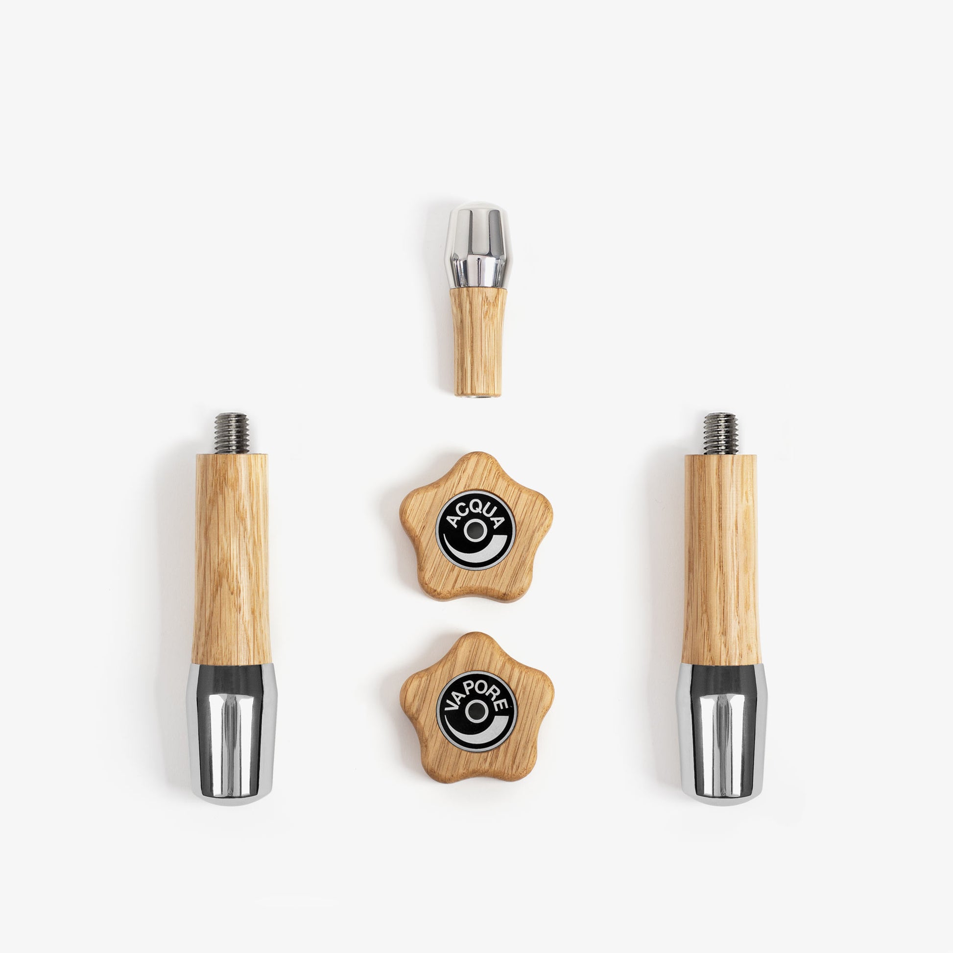 Wiedemann Griffset Holz ECM ohne Siebträgerköpfe - einmalig reduziert und nicht umtauschbar