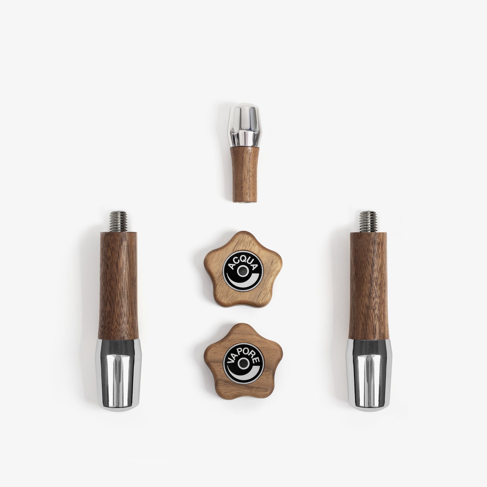 Wiedemann Griffset Holz ECM ohne Siebträgerköpfe - einmalig reduziert und nicht umtauschbar