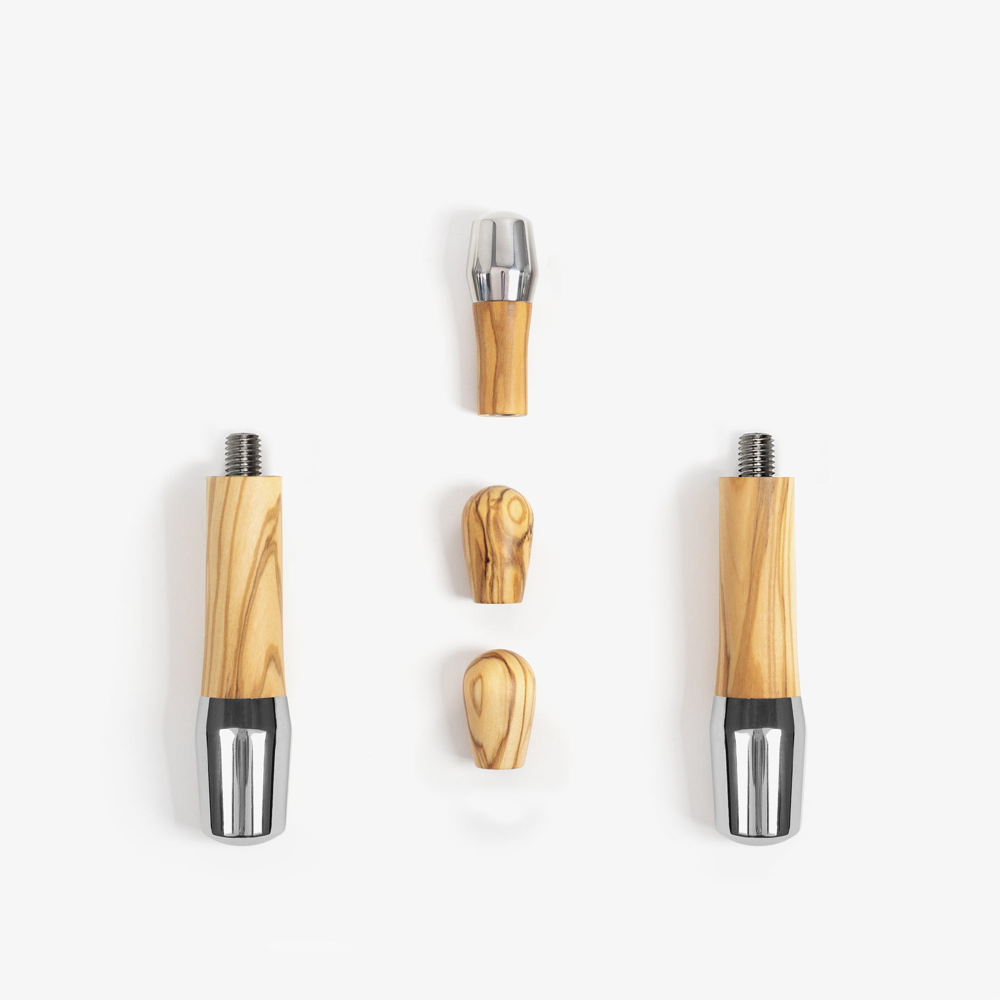 Wiedemann Griffset Holz ECM ohne Siebträgerköpfe - einmalig reduziert und nicht umtauschbar