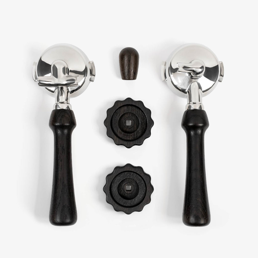 Wiedemann Griffset Holz Rocket ohne Siebträgerköpfe - einmalig reduziert und nicht umtauschbar