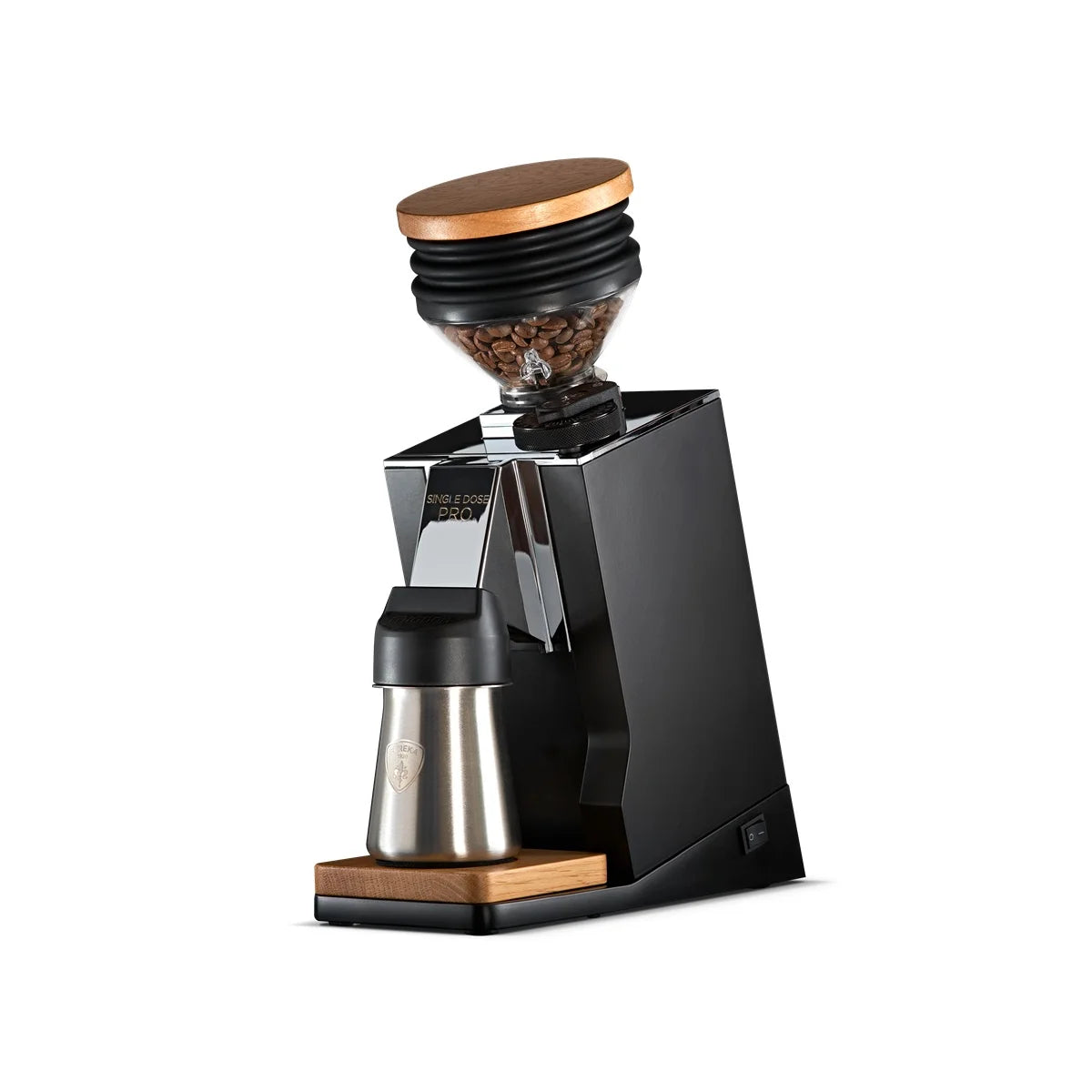 Eureka Single Dose PRO Schwarz matt/Eiche